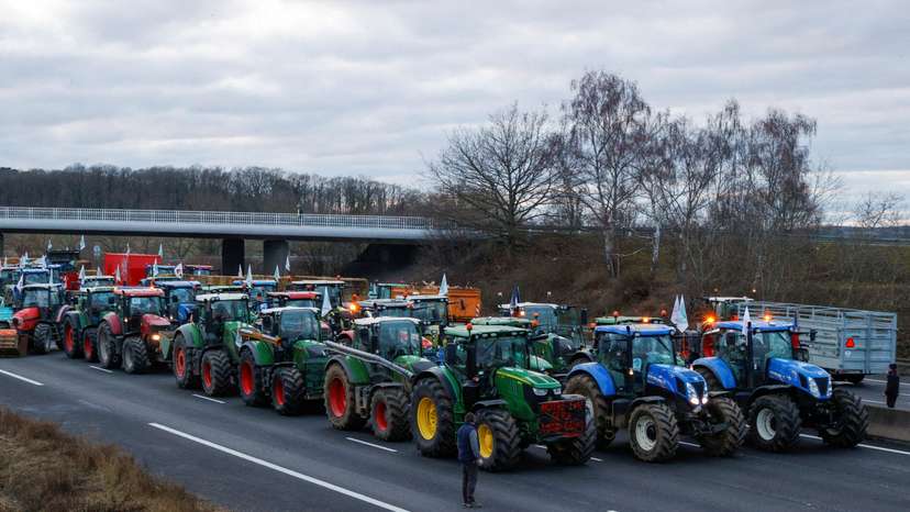 FILE PHOTO: Nationwide farmer protests in France