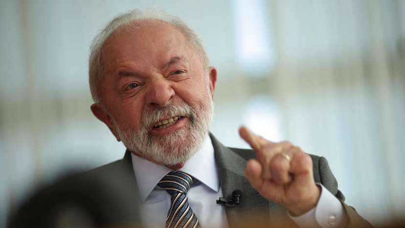 Exclusive interview with Brazil's President Luiz Inacio Lula da Silva in Brasilia