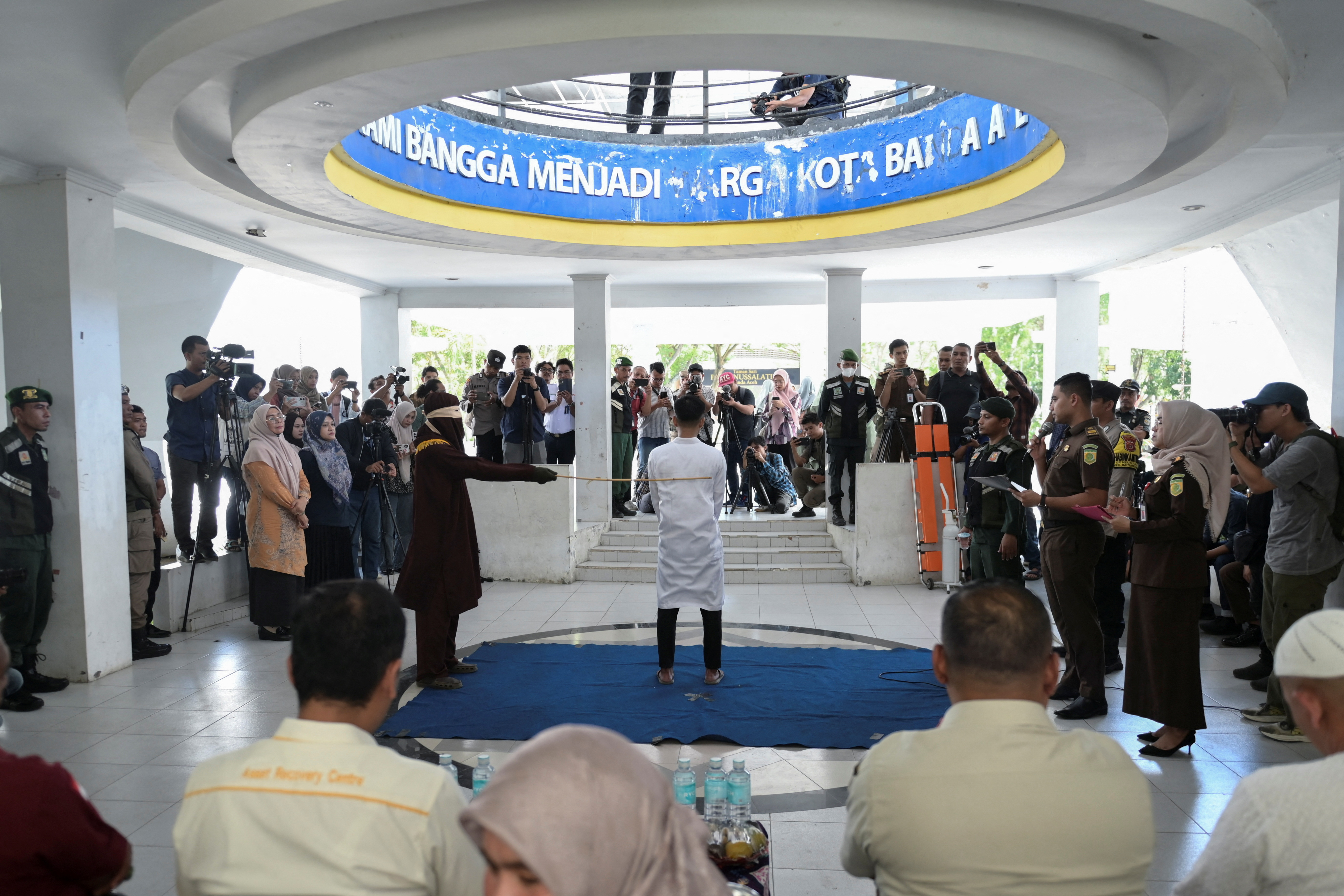 Caning in Banda Aceh