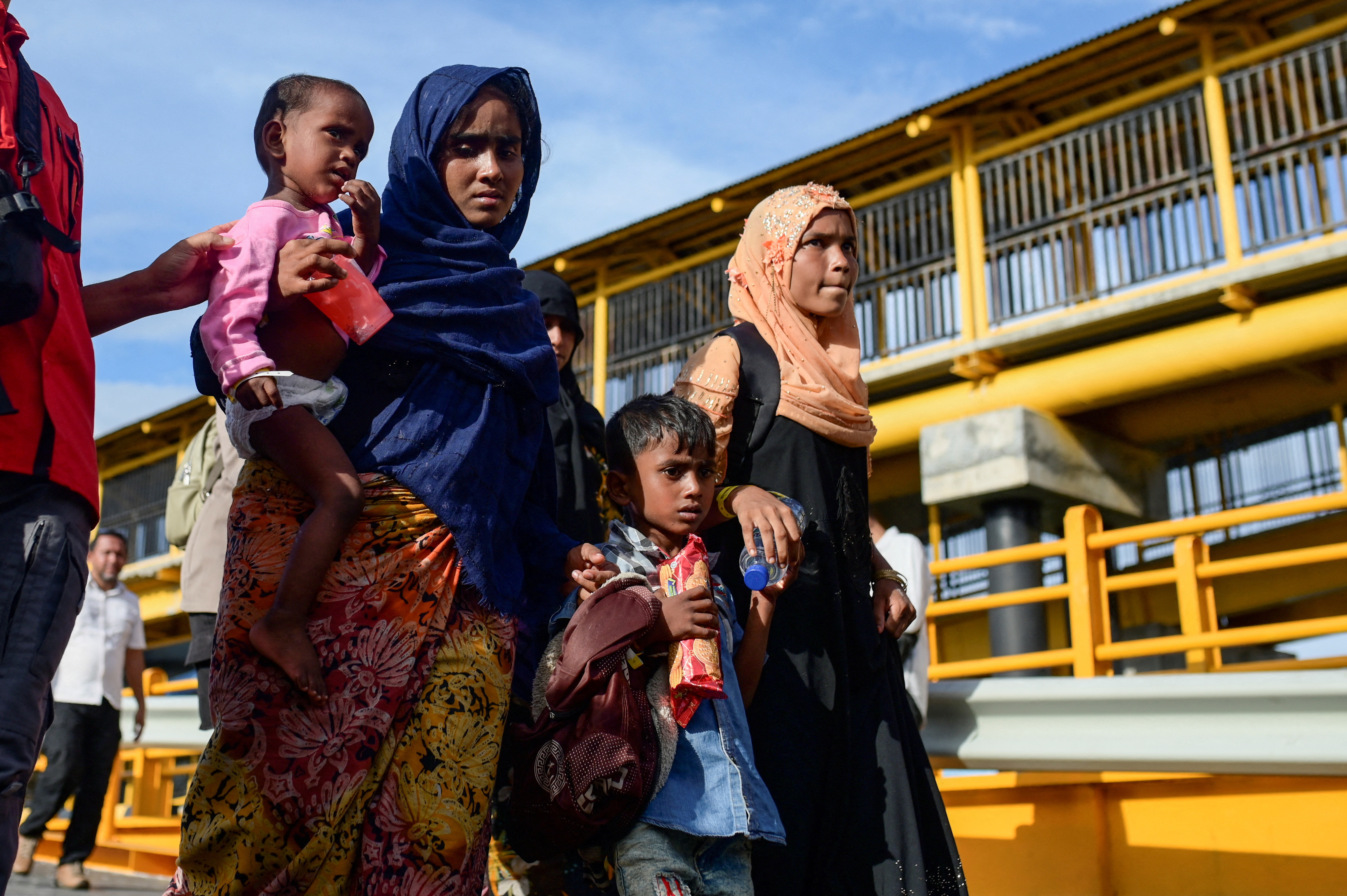 FILE PHOTO: Rohingya Muslims arrive in Sabang, Aceh province