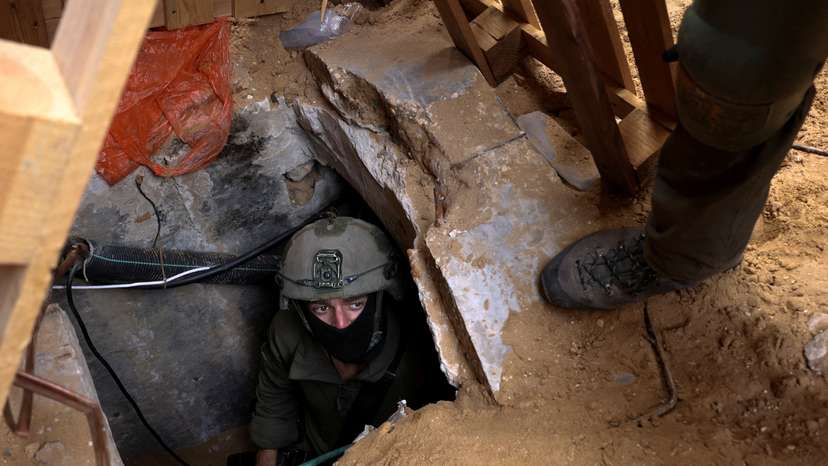 FILE PHOTO: Ground operation of the Israeli army against Palestinian Islamist group Hamas in northern Gaza