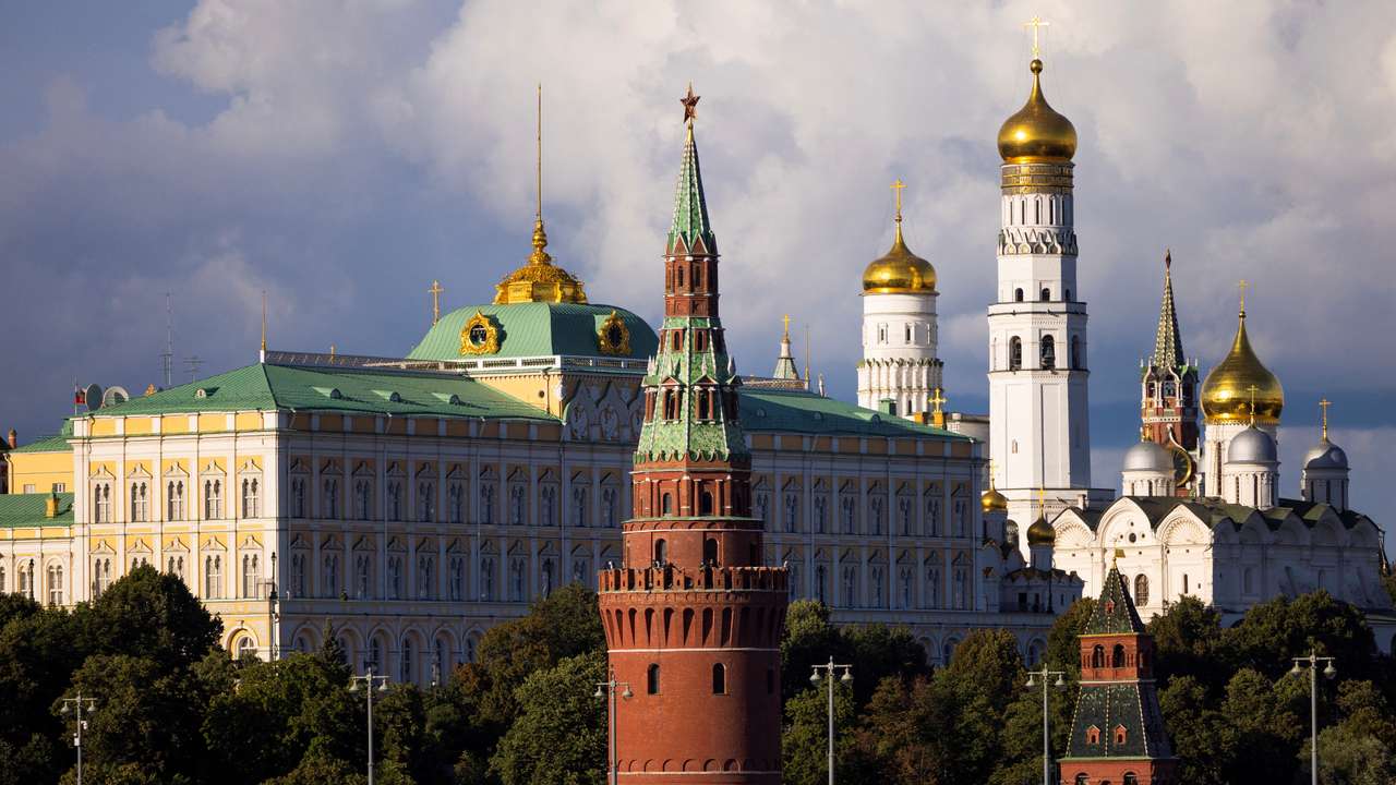 A general view on the Kremlin in Moscow