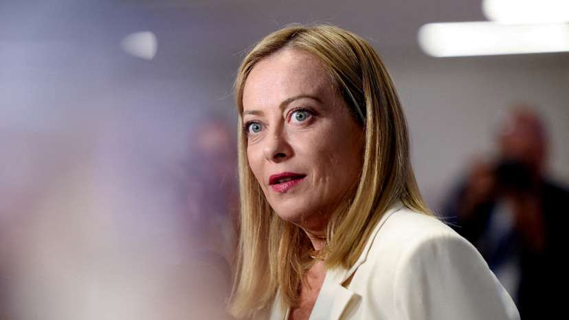 FILE PHOTO: Italian Prime Minister Giorgia Meloni