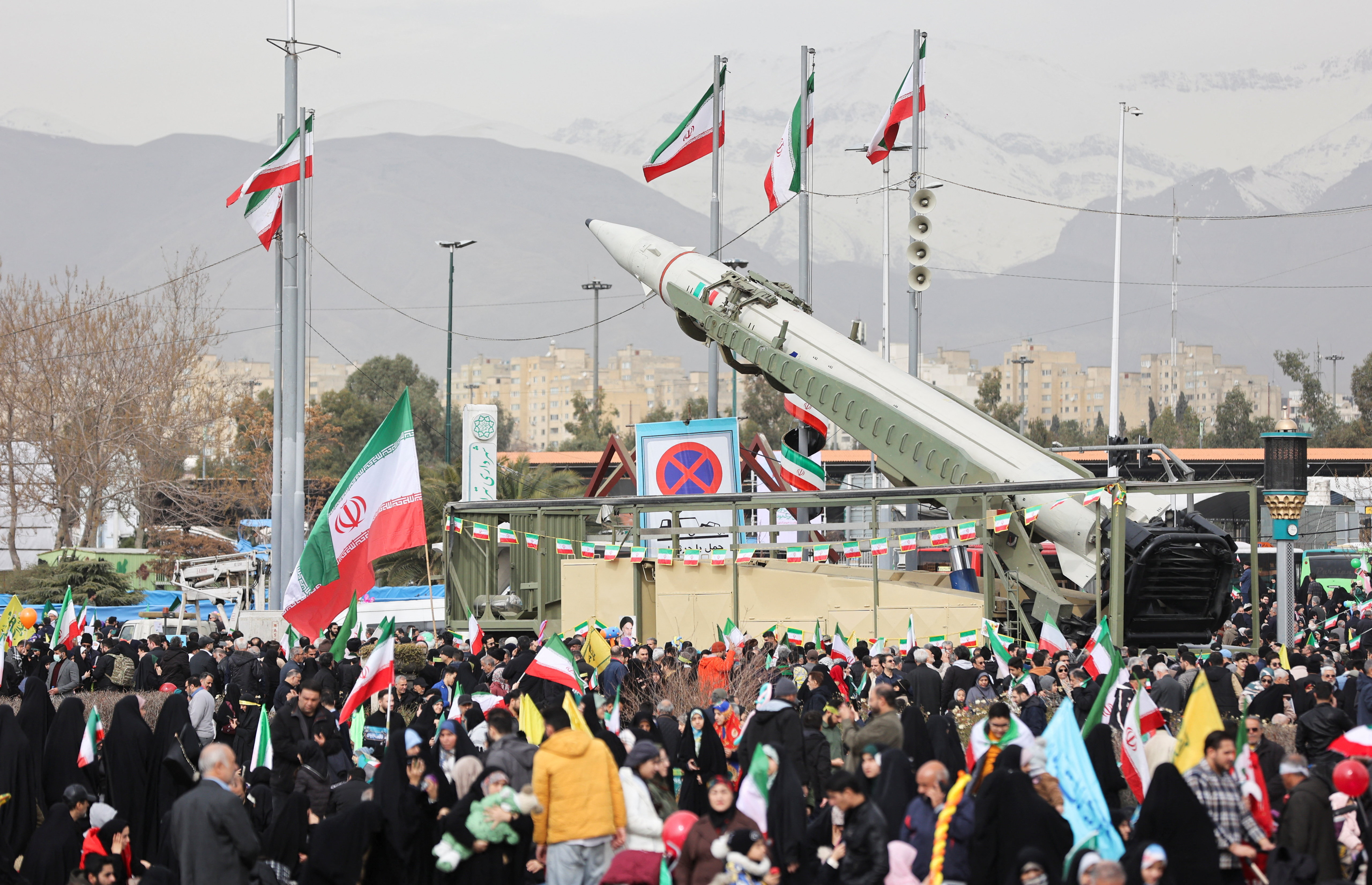 FILE PHOTO: 47th anniversary of the Islamic Revolution in Tehran