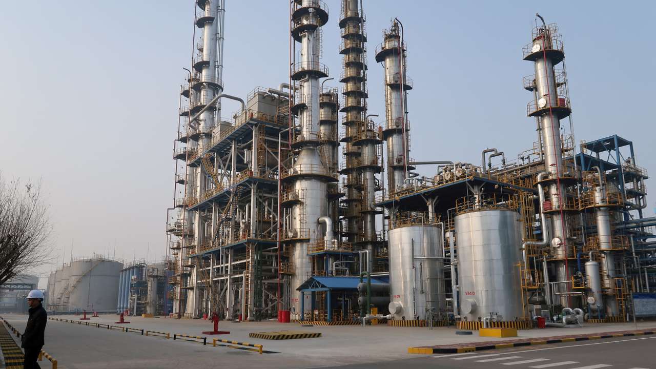 FILE PHOTO: A view inside Shandong Haike Group is seen in Dongying