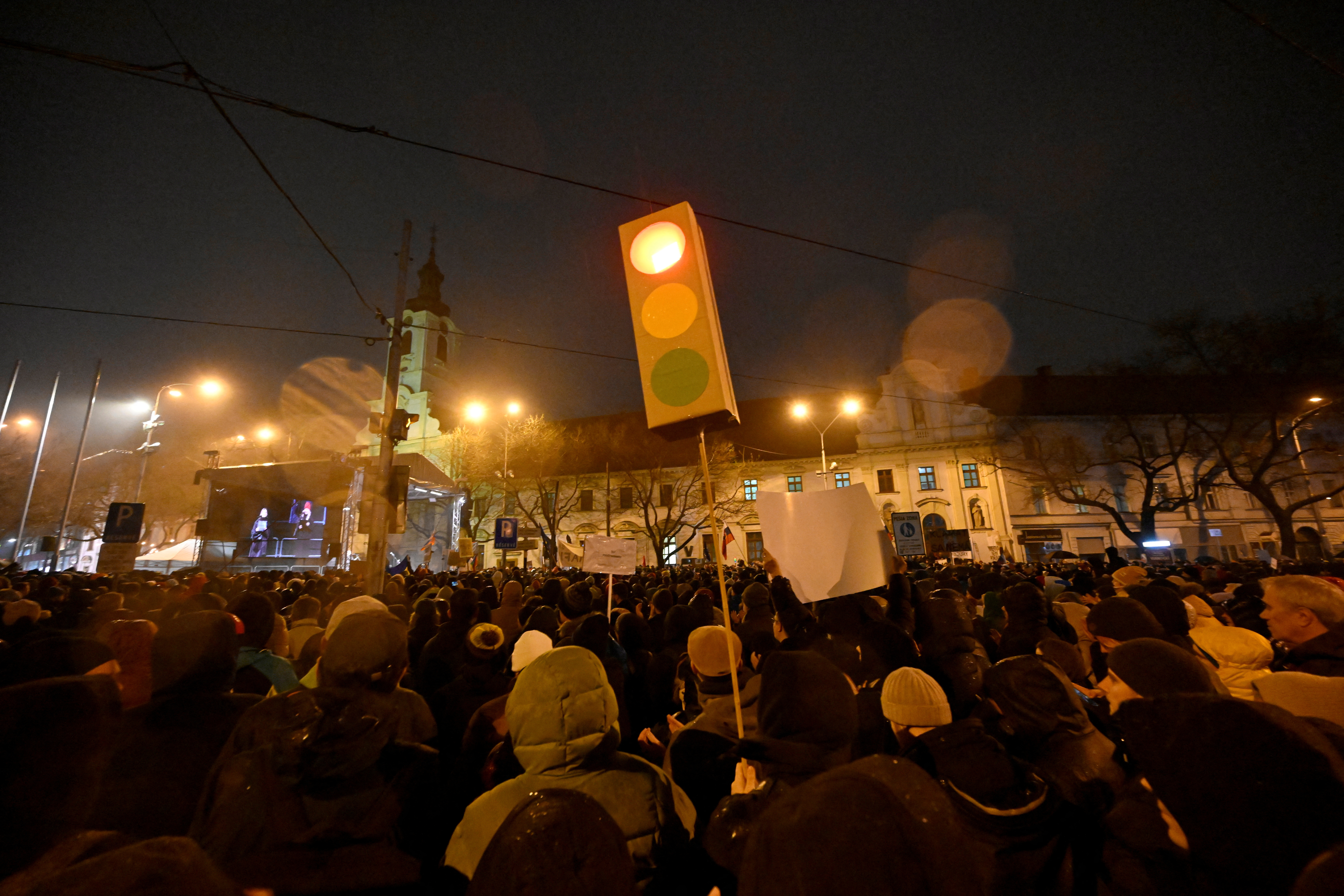 Protest against criminal law reform, in Bratislava