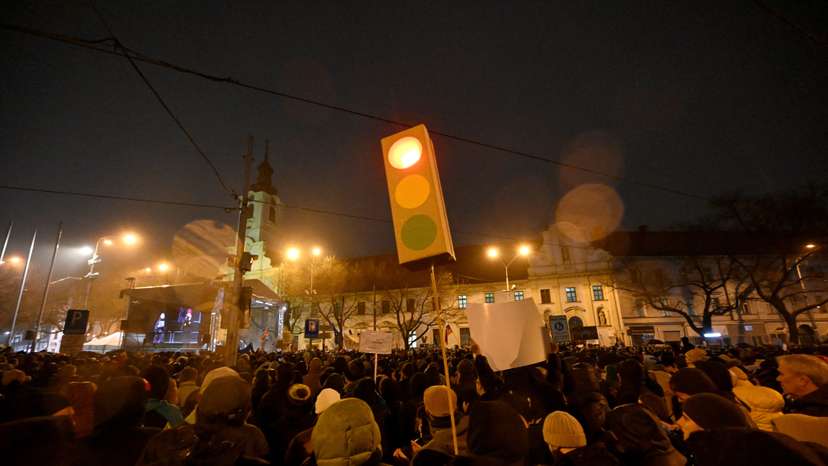 Protest against criminal law reform, in Bratislava