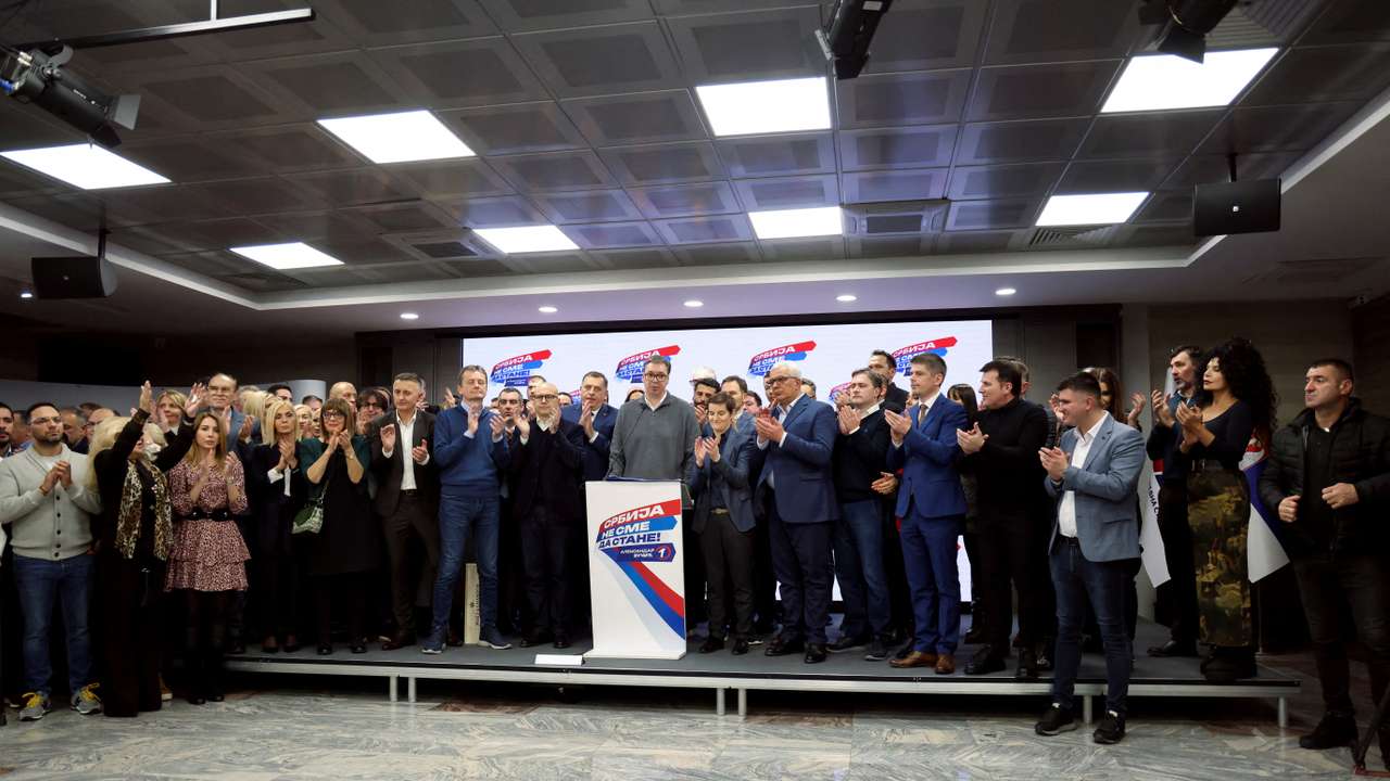 FILE PHOTO: Serbia holds snap parliamentary, local elections