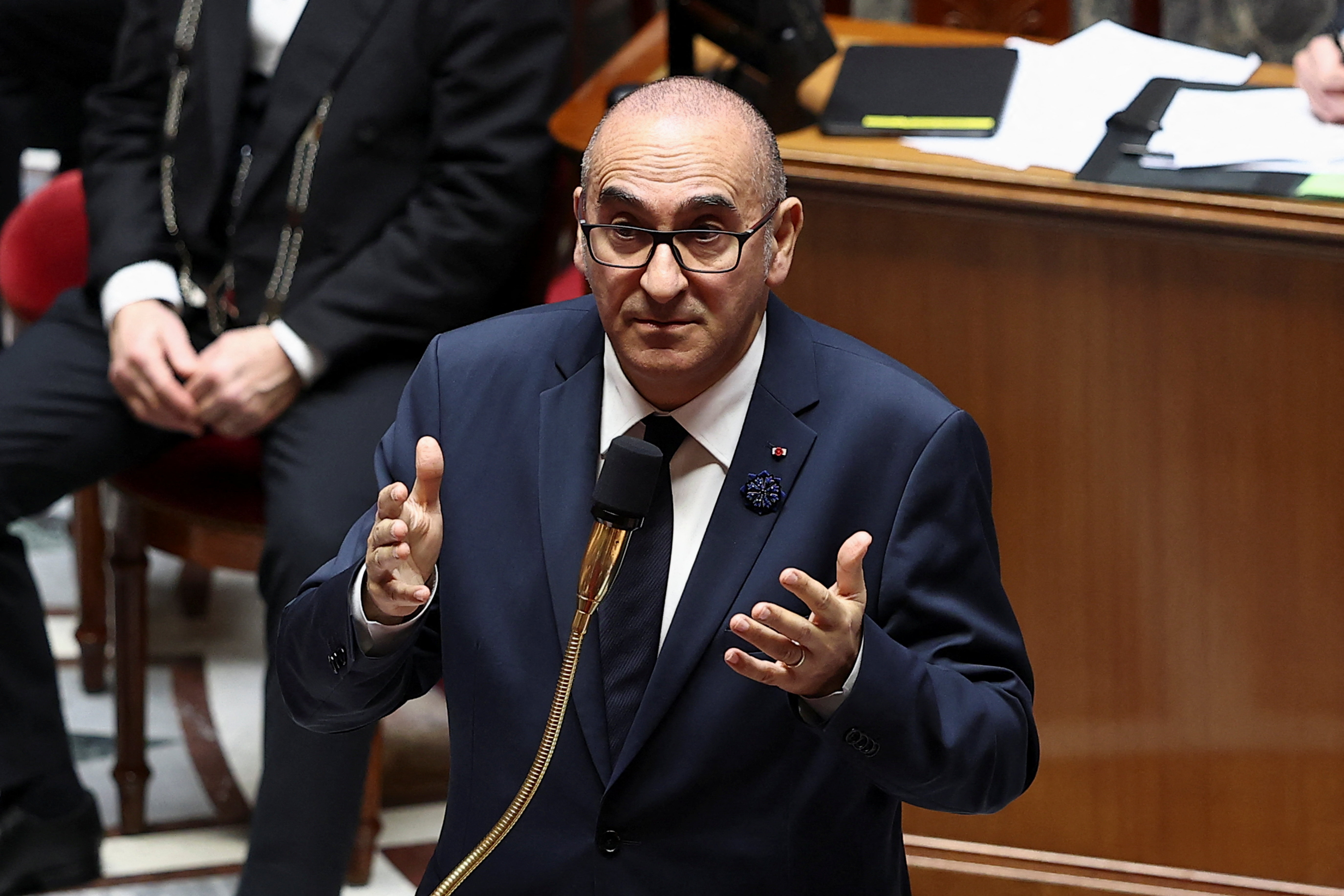Questions to the government session at the National Assembly, in Paris