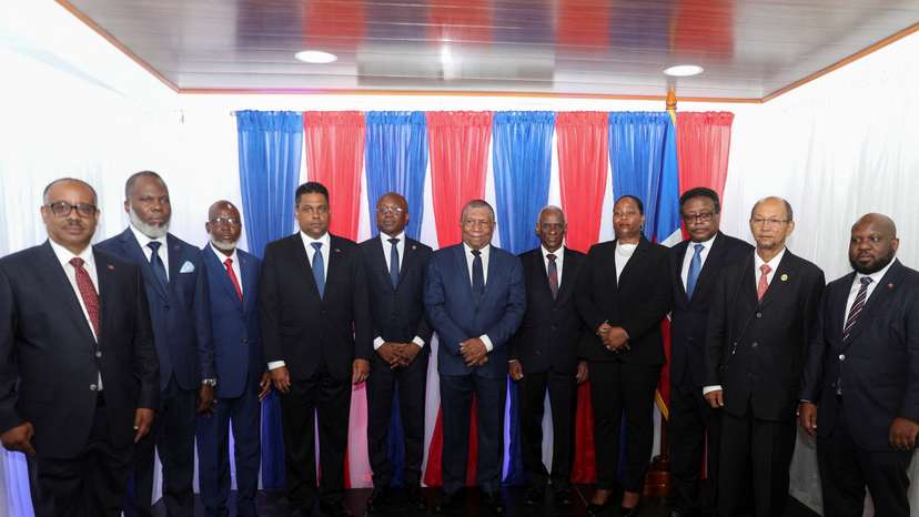 Ceremony to install Transition Council