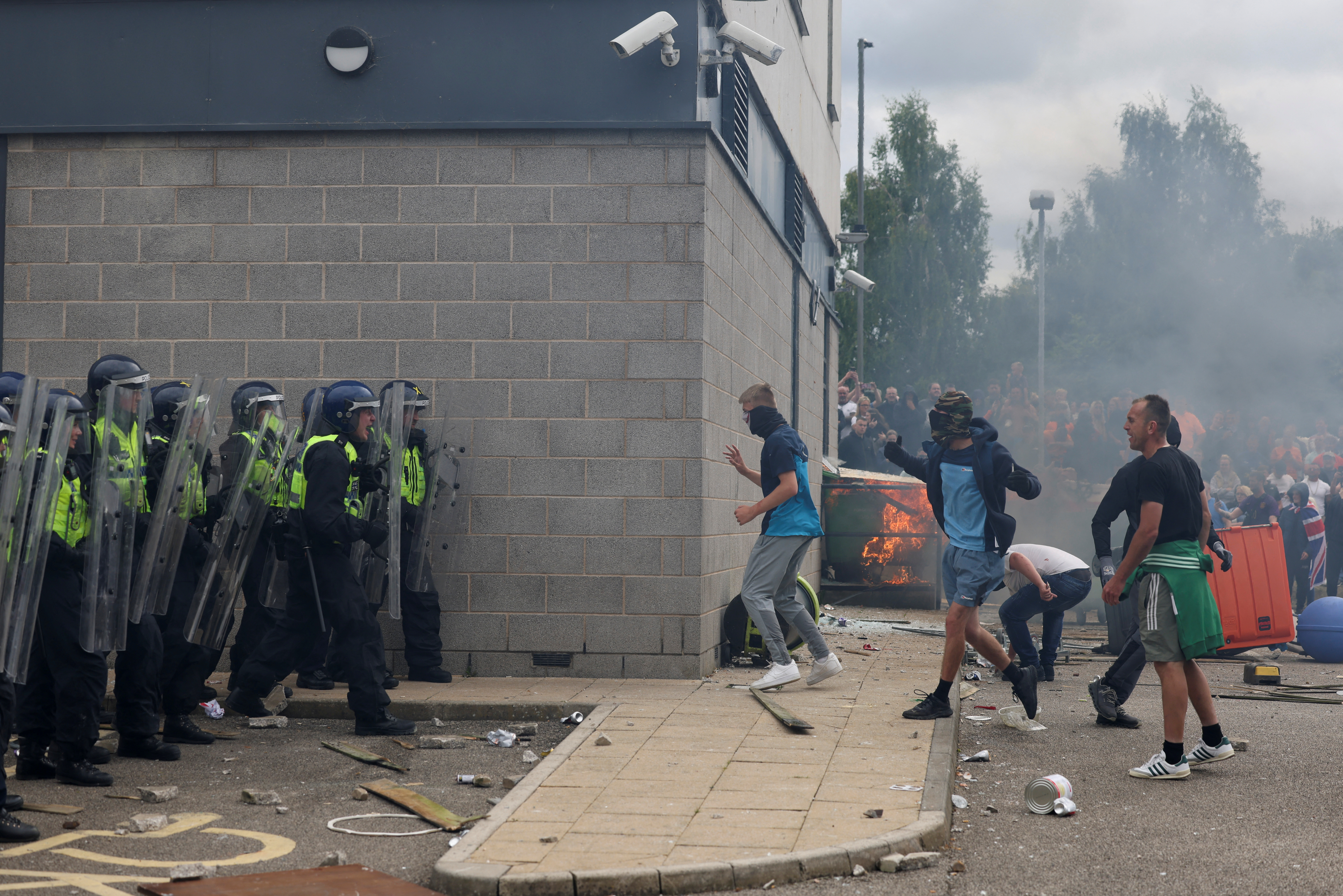 Anti-immigration protests continue to take place around the UK
