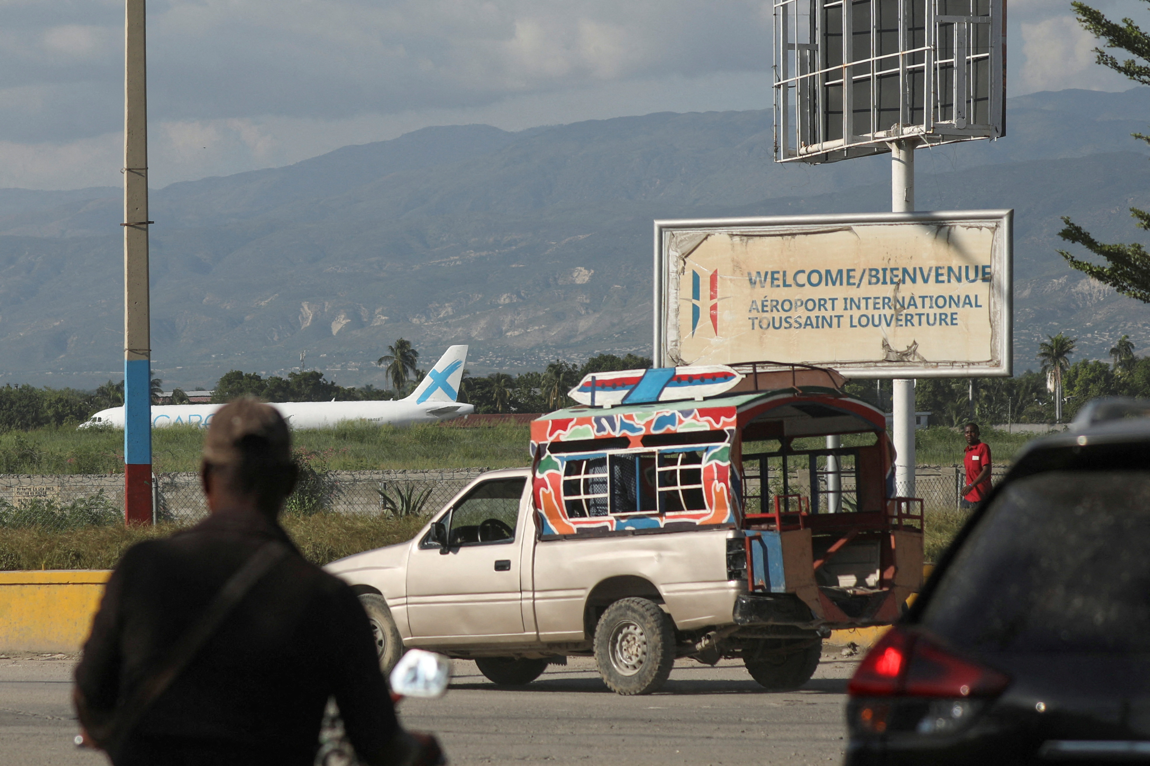 FILE PHOTO: Airlines suspend flights at Toussaint Louverture International Airport, in Port-au-Prince