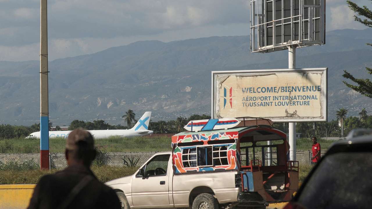 FILE PHOTO: Airlines suspend flights at Toussaint Louverture International Airport, in Port-au-Prince