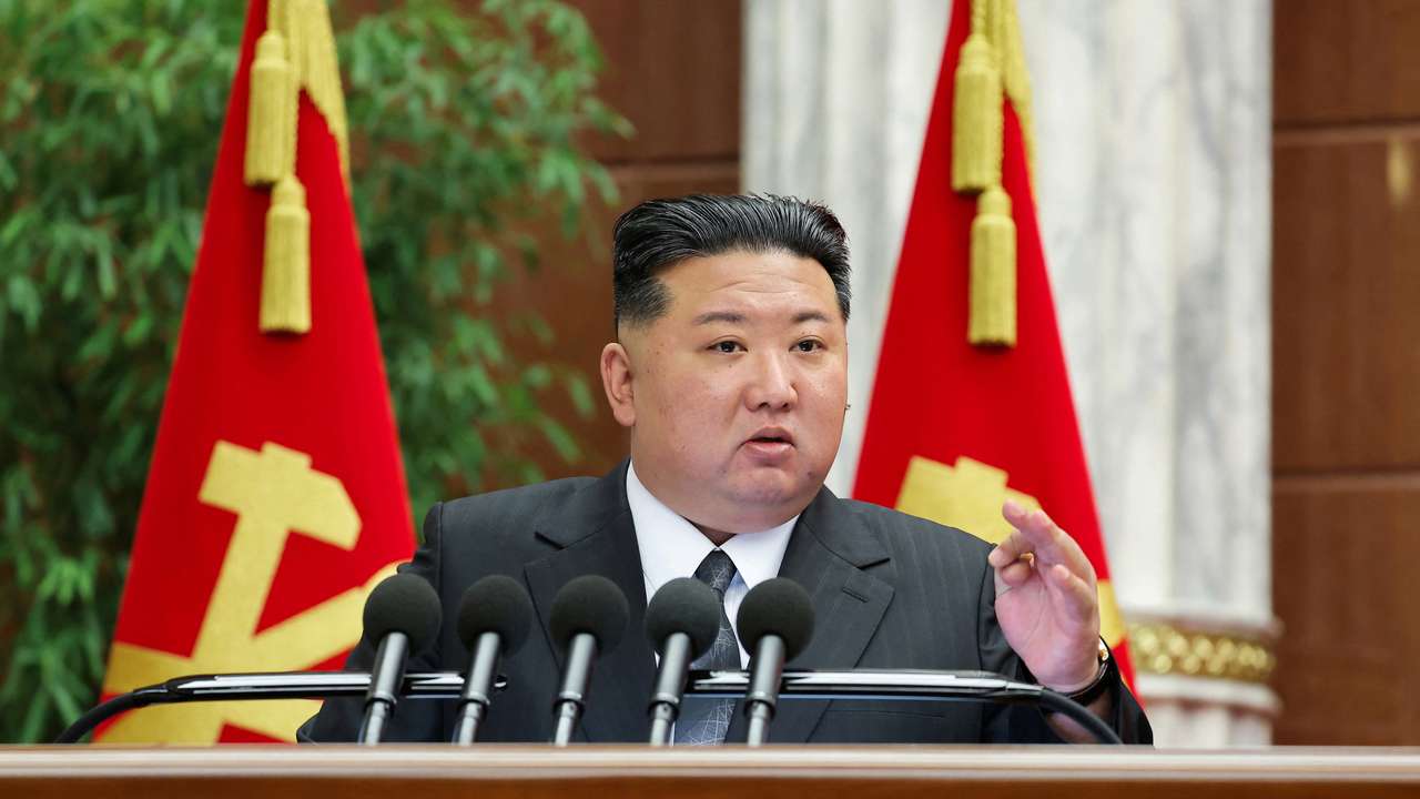 Meeting of the North Korean ruling party in Pyongyang