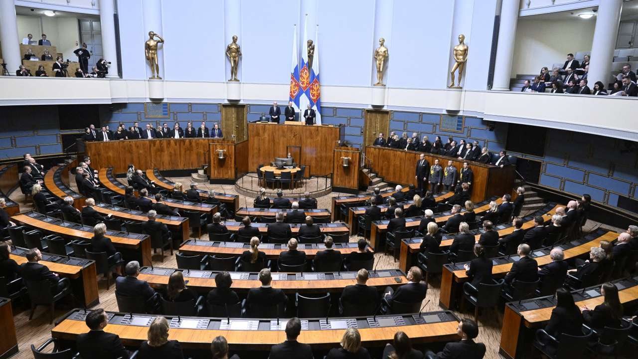 The State Opening of the Finnish Parliament in Helsinki