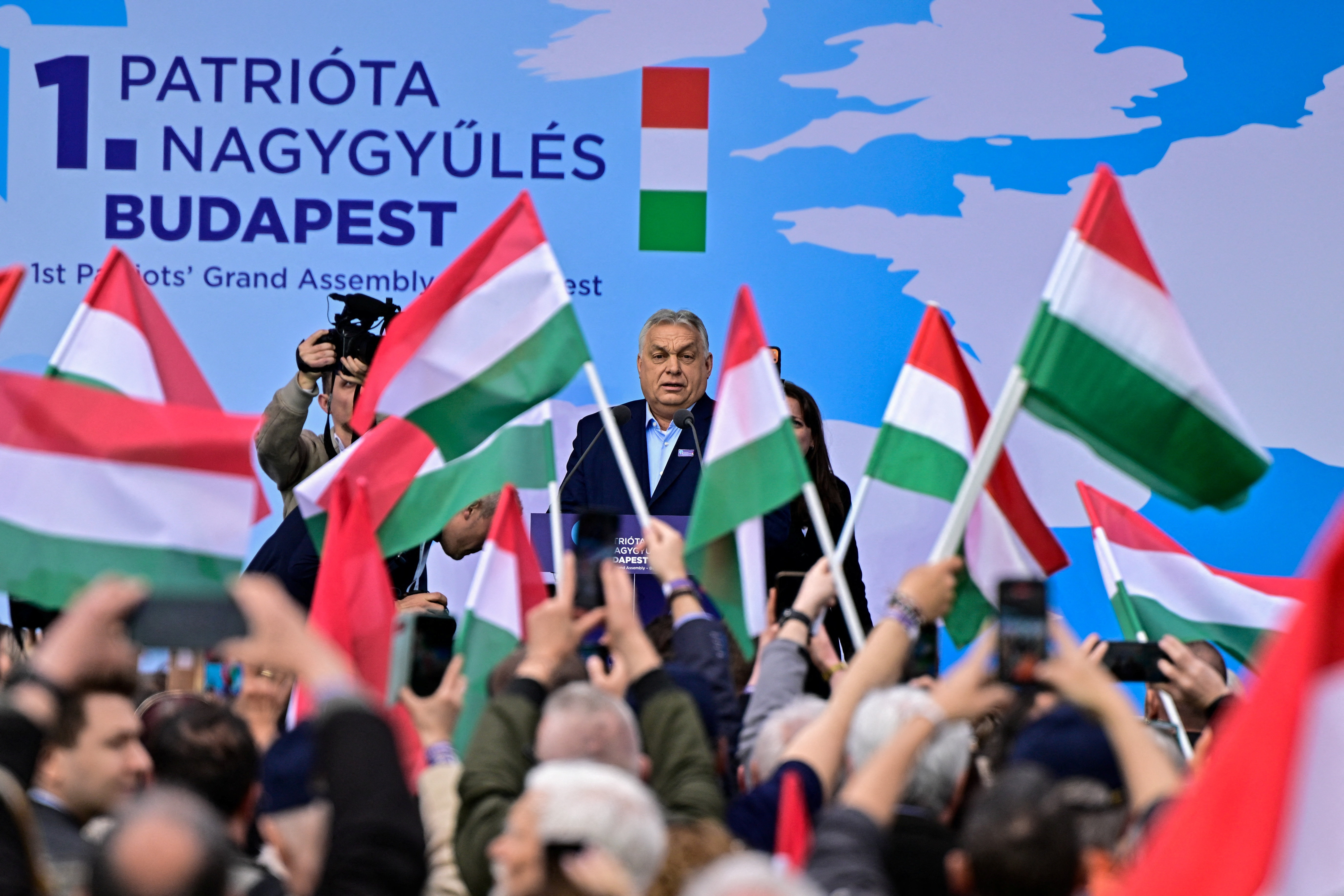 So-called "Patriots' Grand Assembly" of nationalist groups from Europe, in Budapest