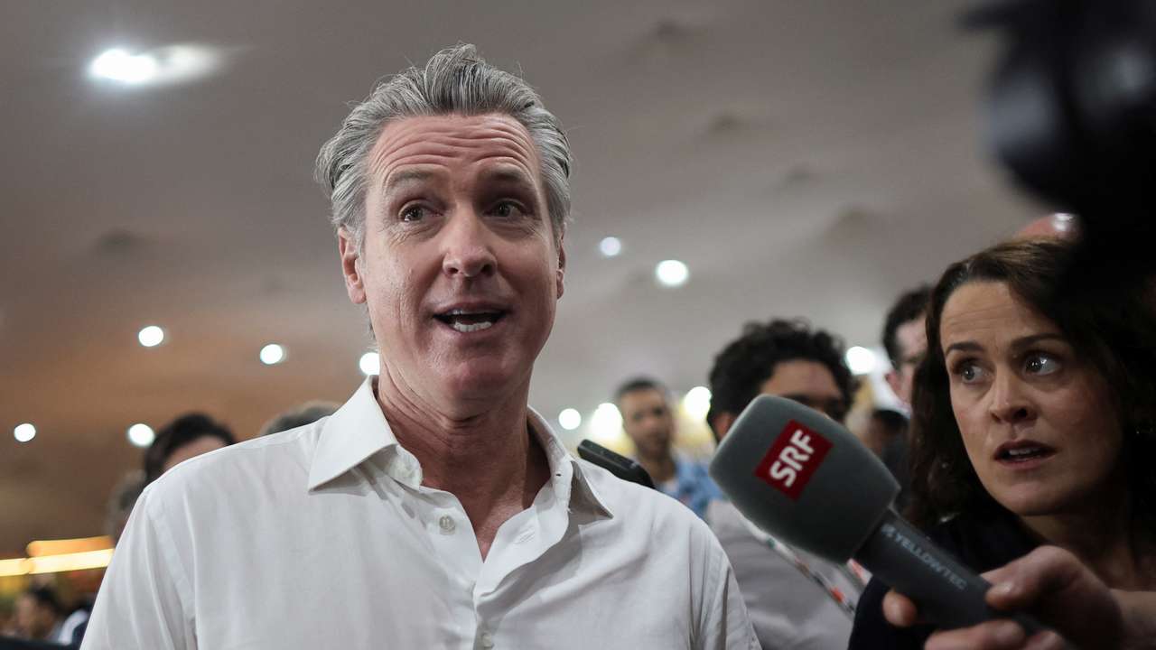 California Governor Gavin Newsom attends the UN Climate Change Conference (COP30), in Belem,