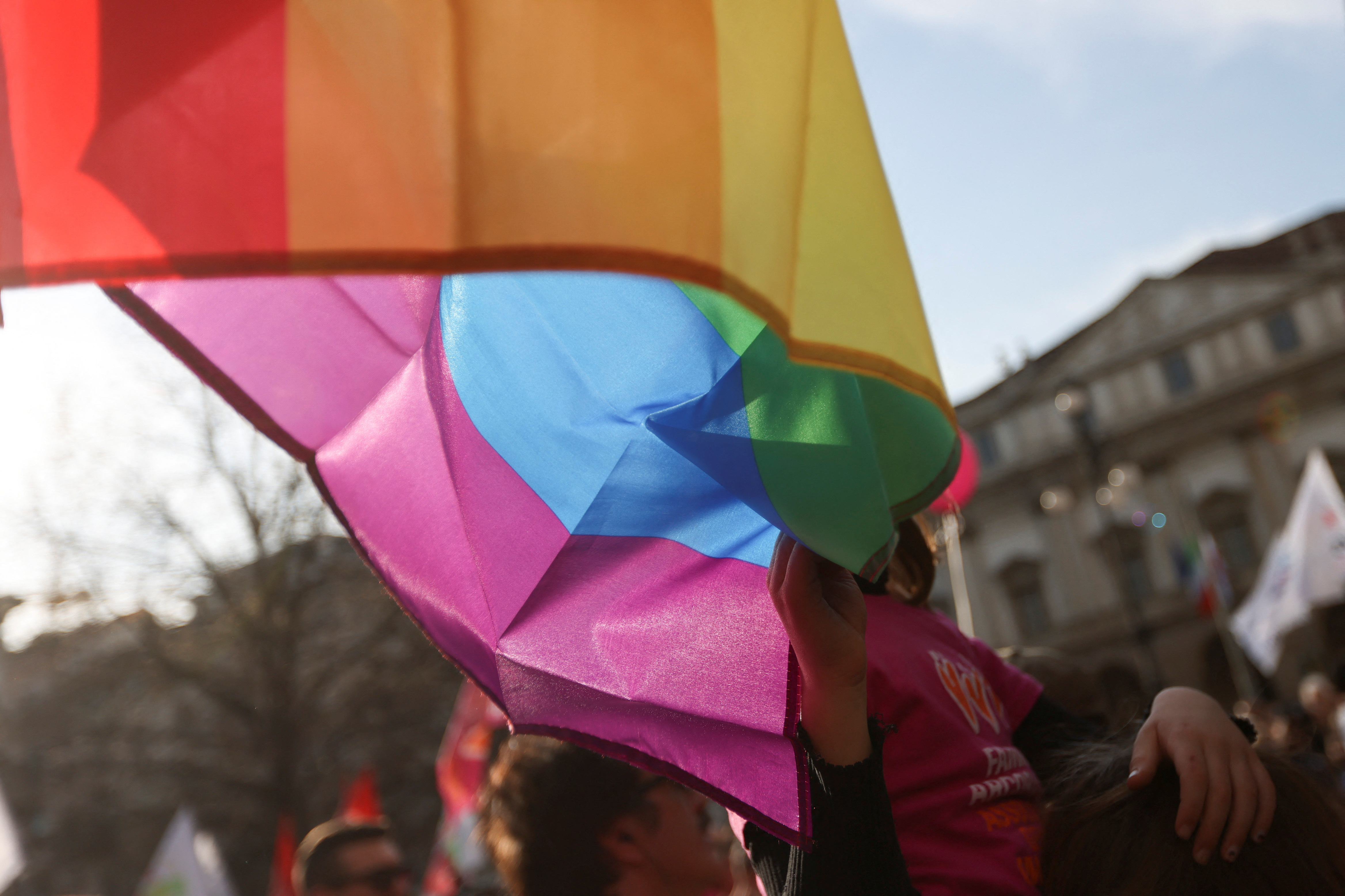 Protest after Italian government tells Milan to stop registering same-sex couples' children