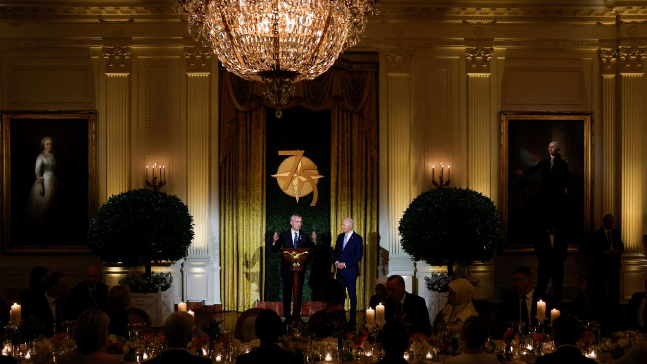 Dinner for NATO allies and partners during the NATO summit, in Washington