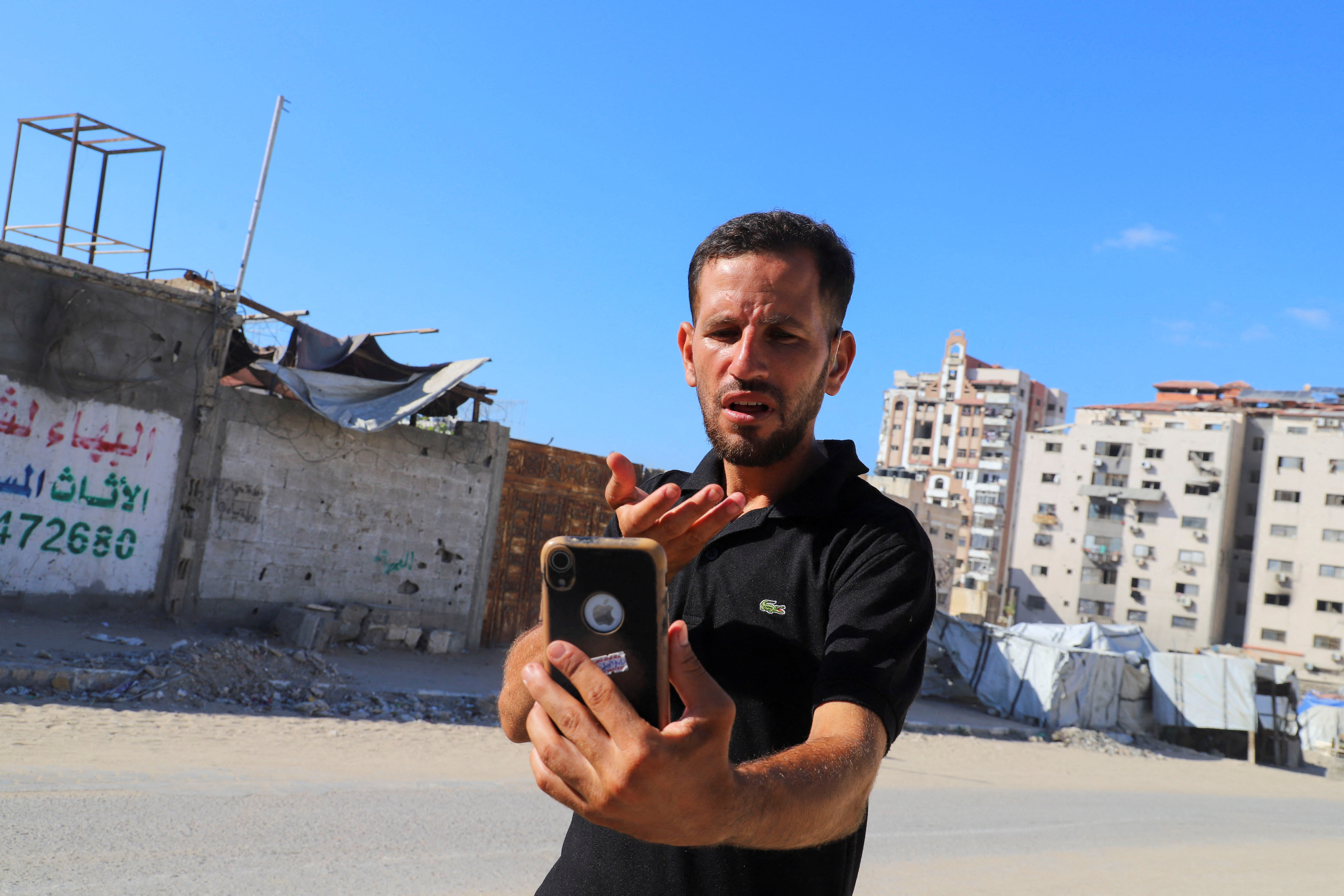 'Make our voice heard' - Palestinian documents Gaza war using sign language in Gaza City