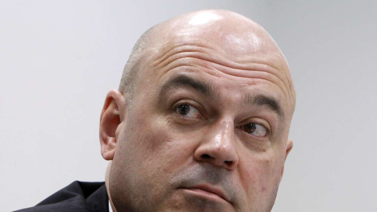 FILE PHOTO: Alexey Kuzmichev, chairman of Russian investment company A1 advisory committee, attends a news conference in Moscow