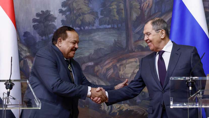 Russian Foreign Minister Lavrov and Sudanese Foreign Minister Al-Sharif meet in Moscow
