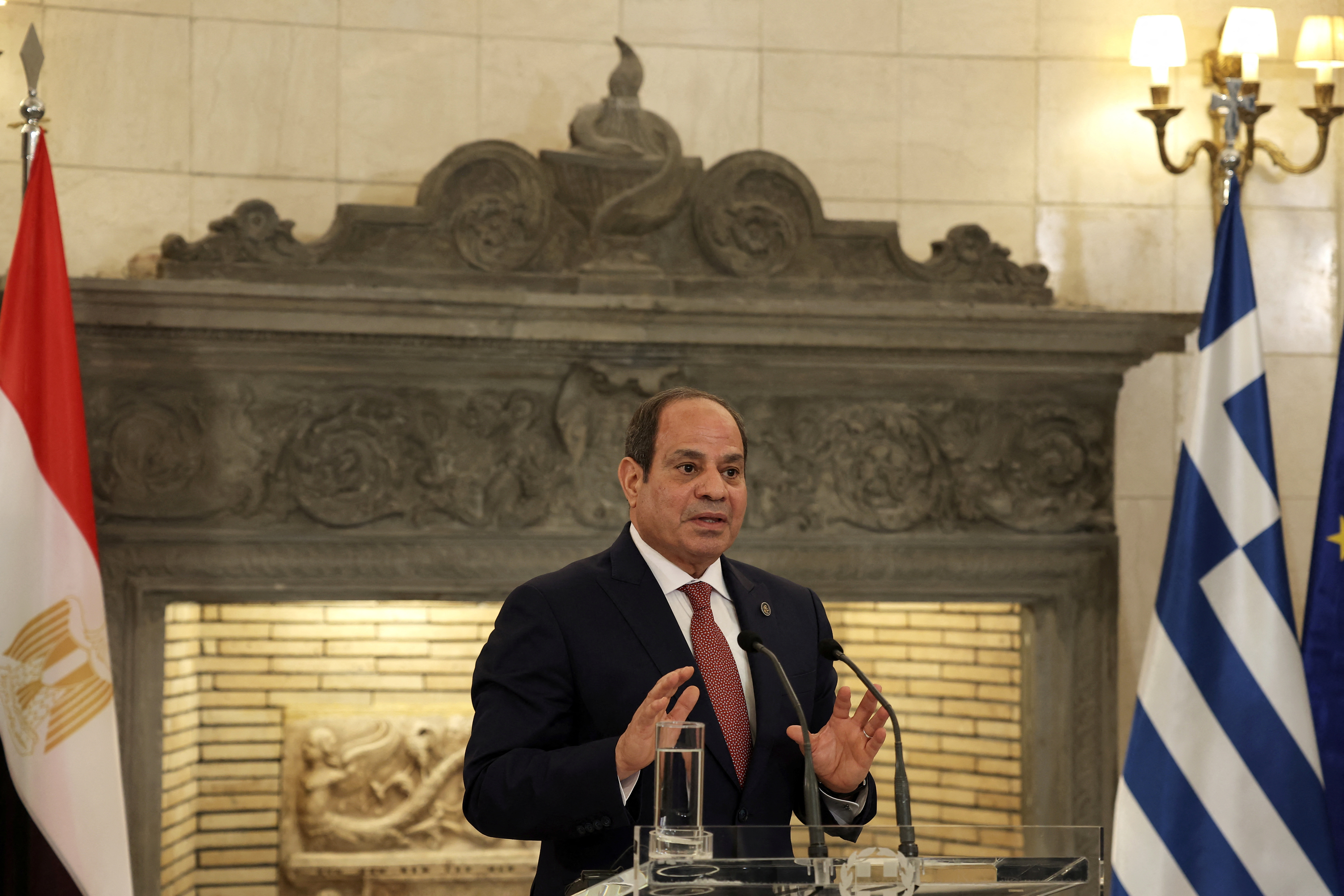 Egypt's President Abdel Fattah al-Sisi visits Greece to sign cooperation agreements
