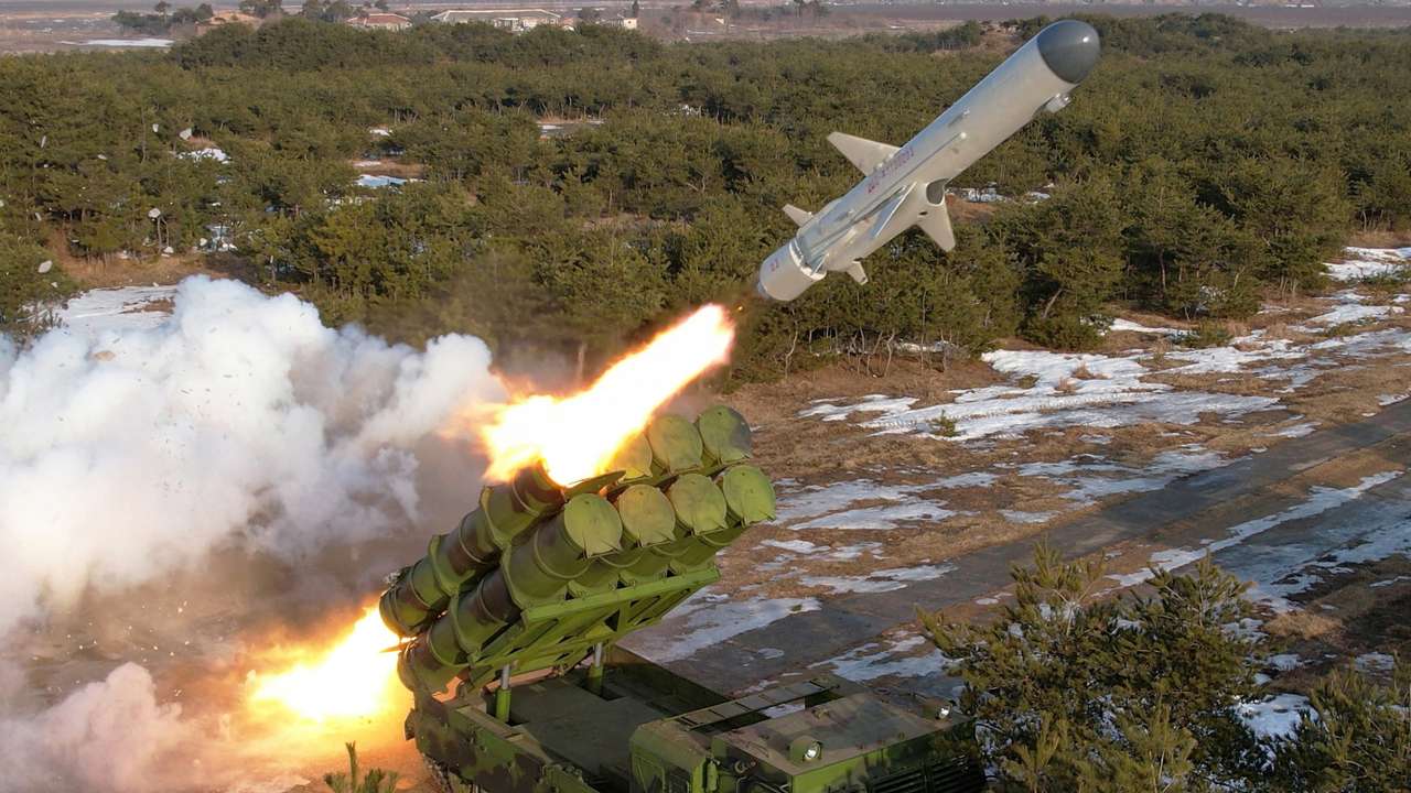North Korea's Kim Jong Un oversees test of surface-to-sea missile