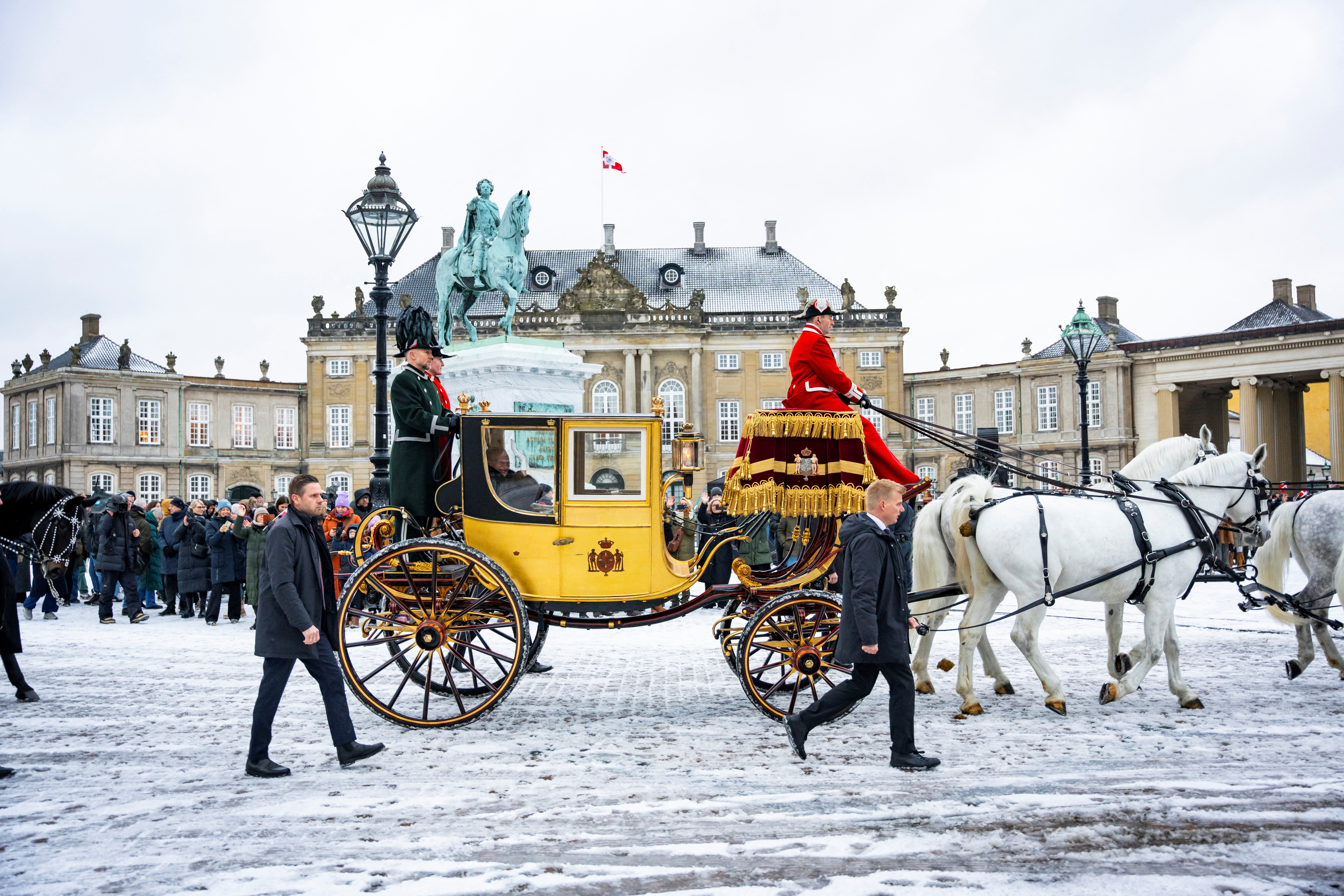 New Year's reception, in Copenhagen