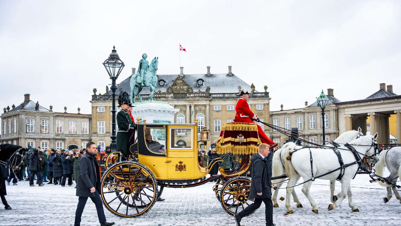 New Year's reception, in Copenhagen