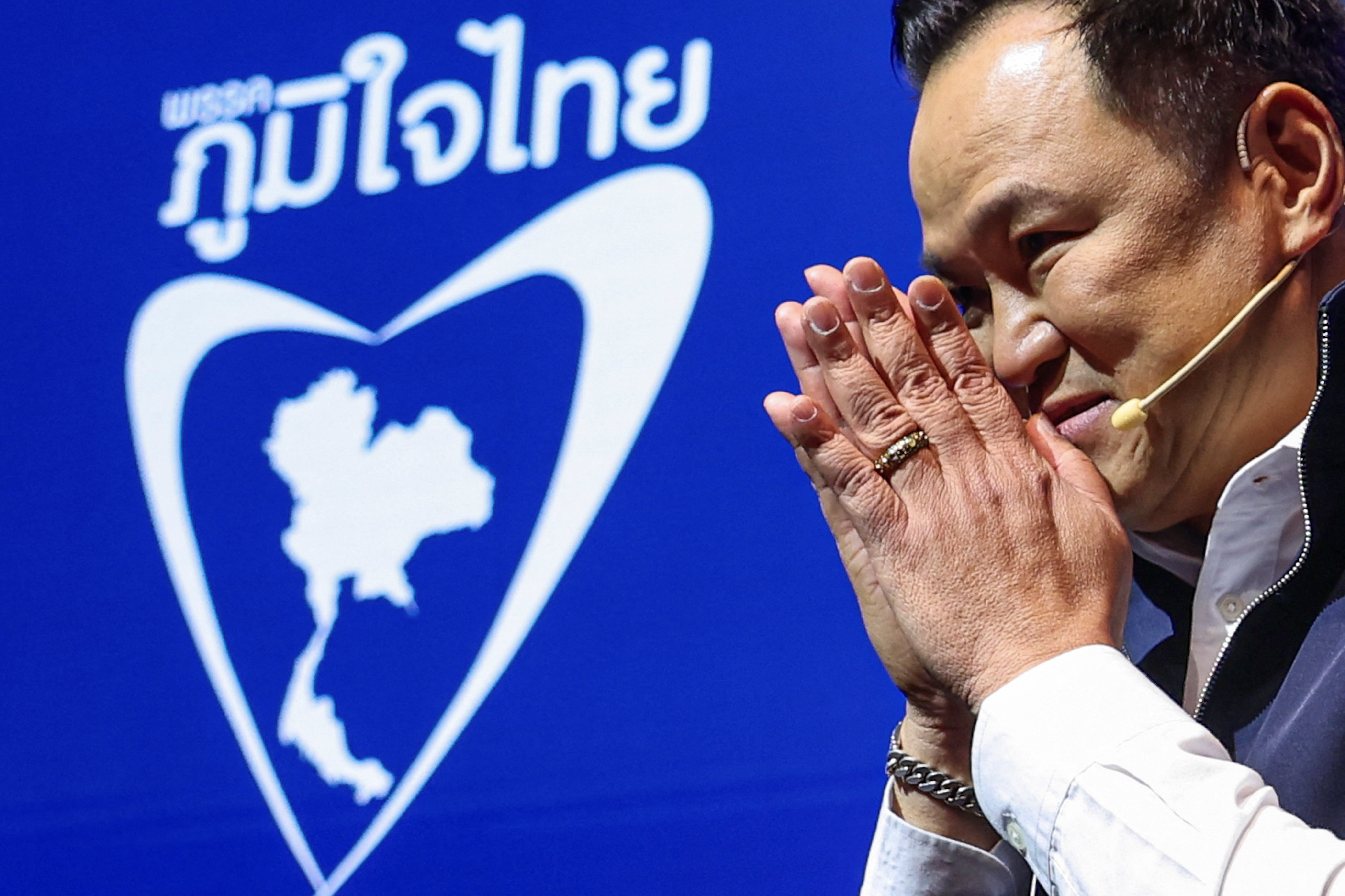 Thailand's Bhumjaithai party to unveil policies ahead of the general election in February, in Bangkok