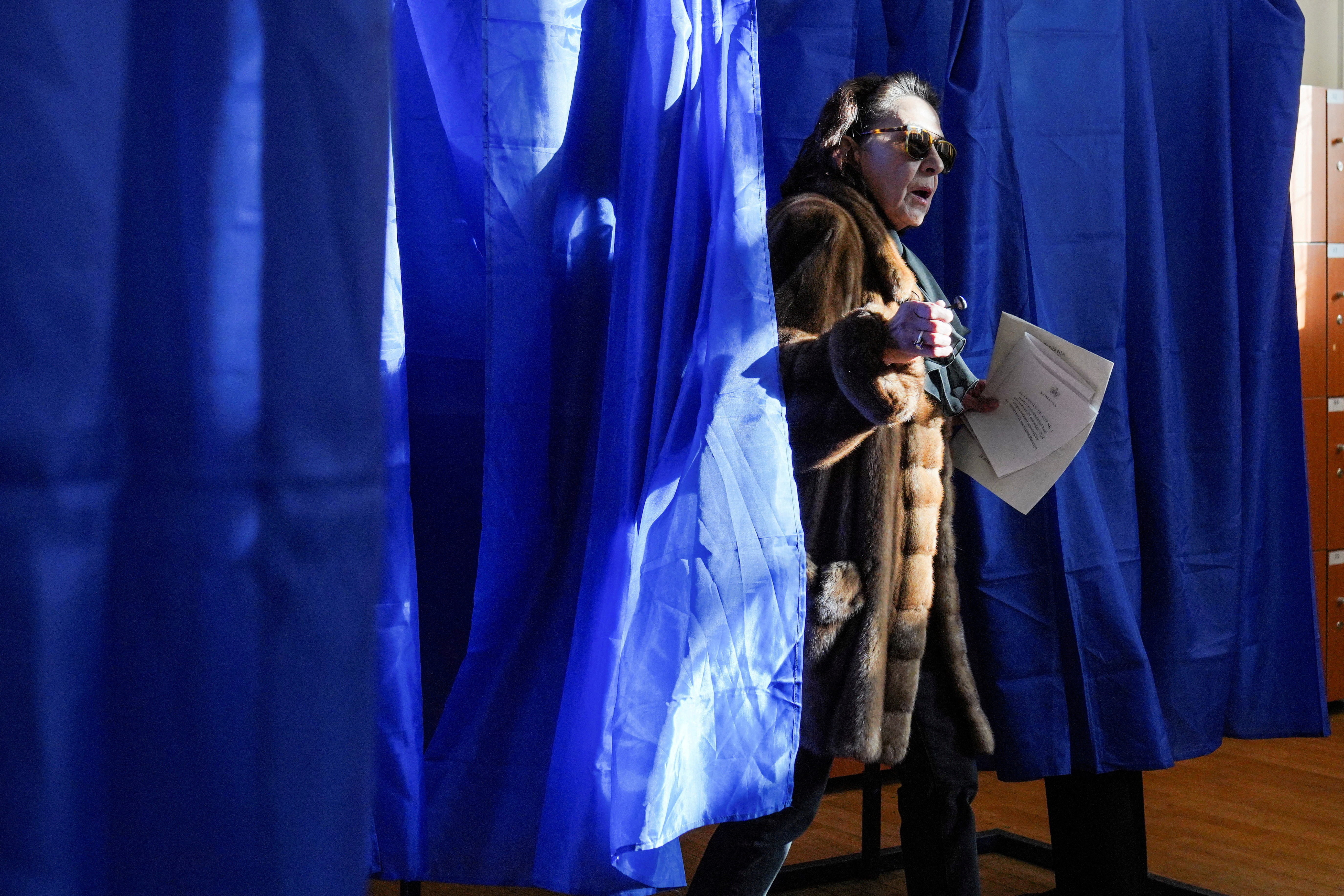 FILE PHOTO: Romania holds first round of presidential elections