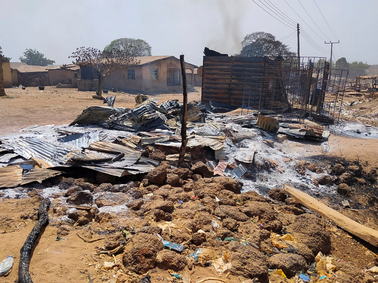 Dozens killed by gunmen in an overnight attack in northern Nigeria