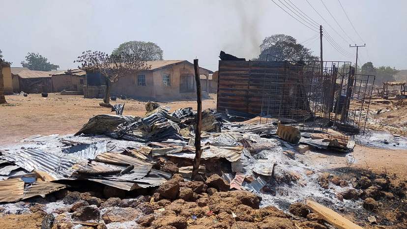 Dozens killed by gunmen in an overnight attack in northern Nigeria