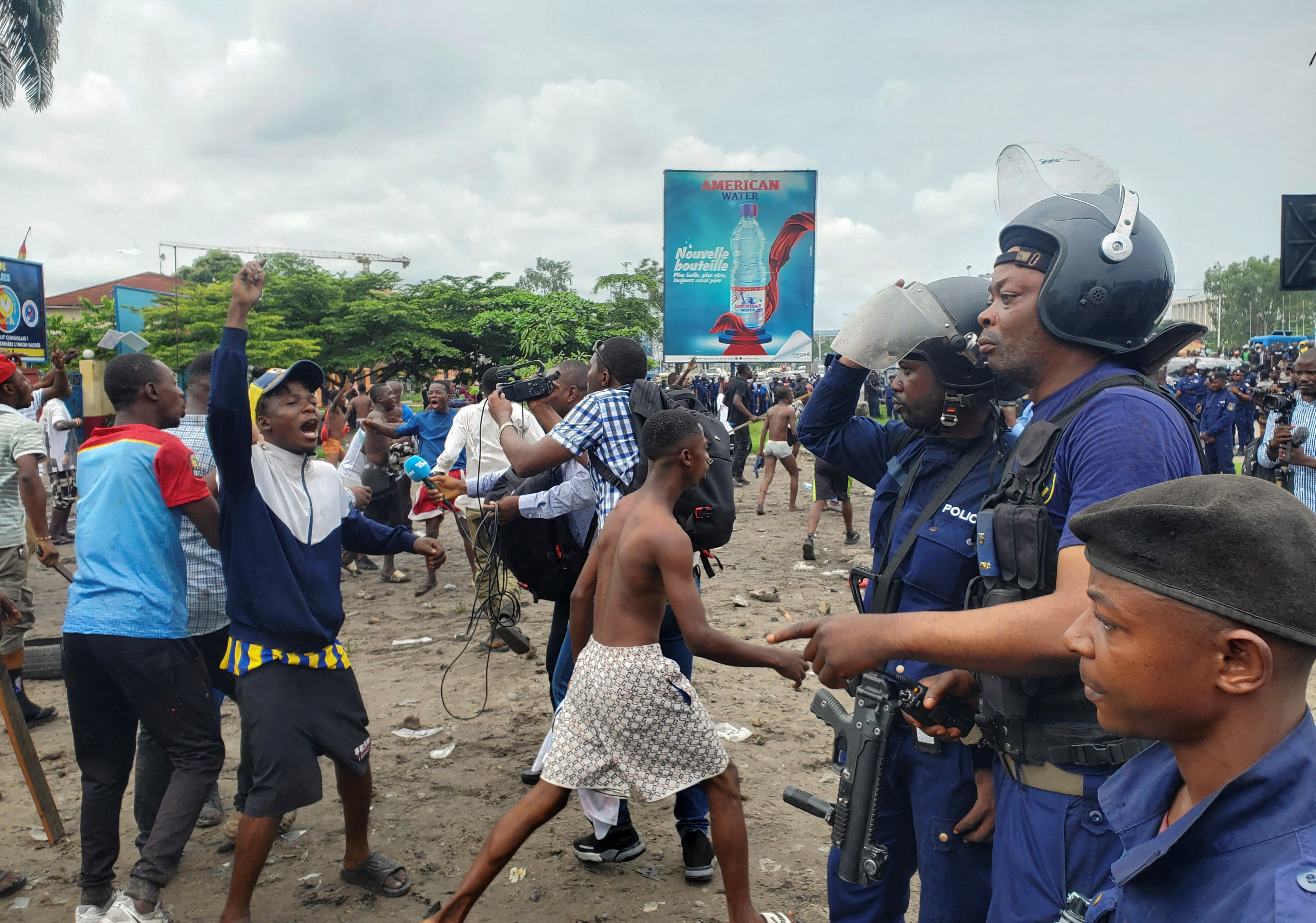Congo deploys riot police ahead of banned anti-election protest