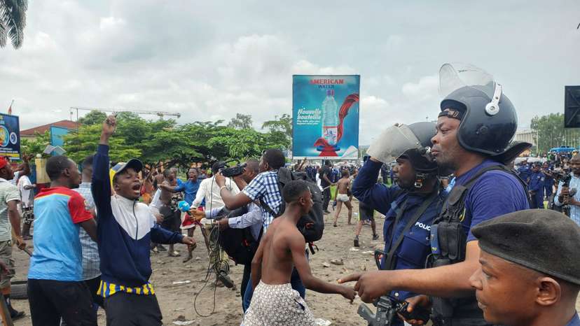 Congo deploys riot police ahead of banned anti-election protest