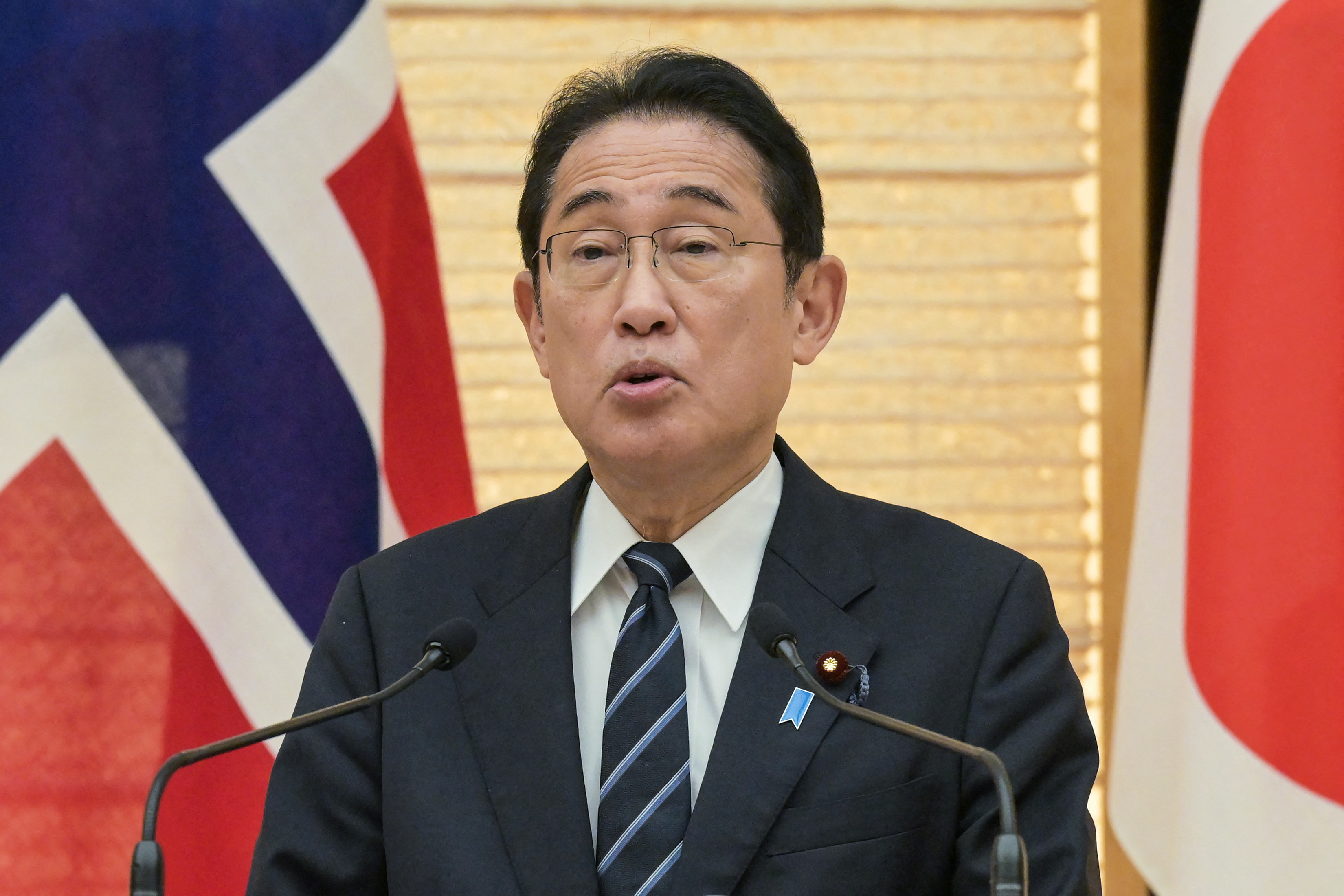 Norway's Prime Minister Jonas Gahr Store visits Japan