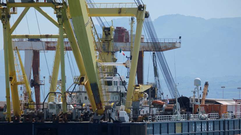 FILE PHOTO: Process of pulling Mike Lynch's sunken yacht “Bayesian” from Sicilian waters expected to begin