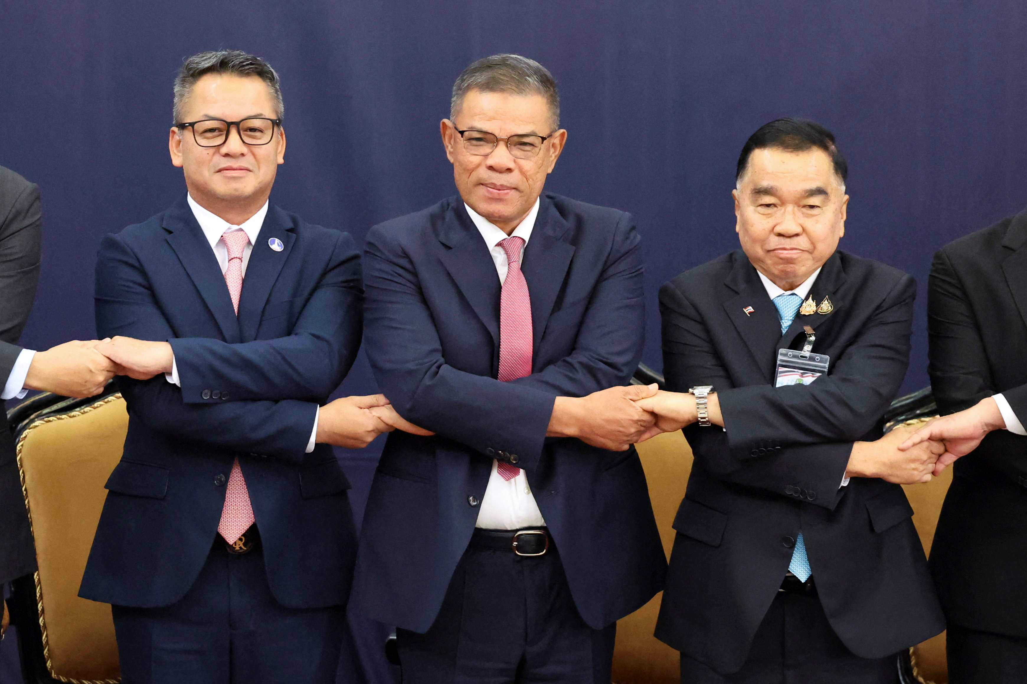 Thailand and Cambodia delegate attend the Extraordinary General Border Committee in Kuala Lumpur