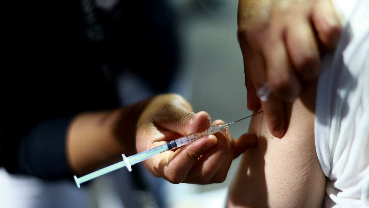 FILE PHOTO: Vaccination campaign in response to a measles outbreak, in Mexico City
