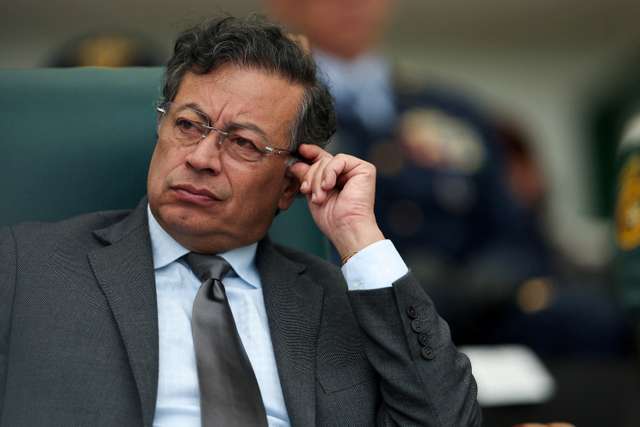 FILE PHOTO: Colombian President Gustavo Petro is shown in Bogota