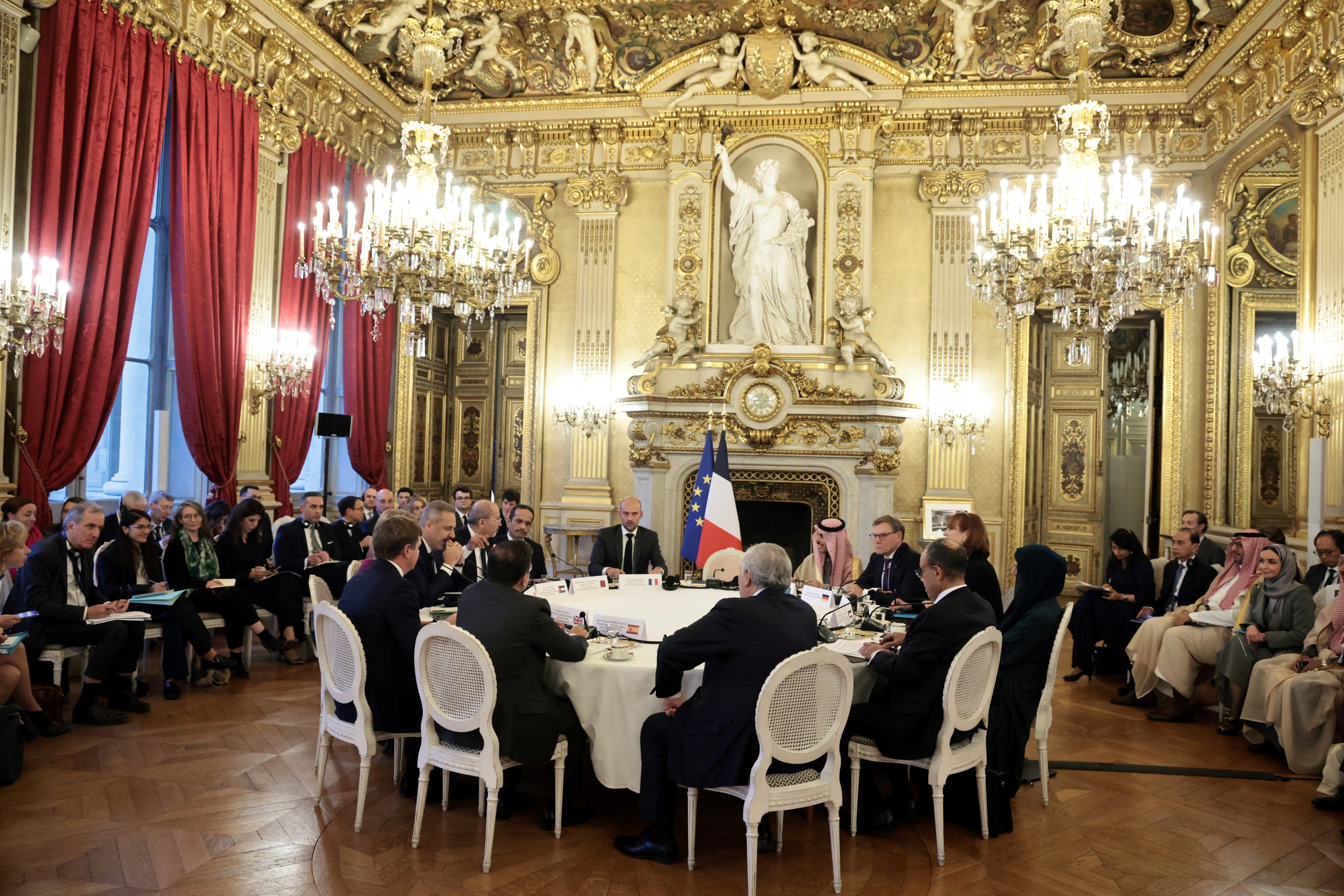 European and Arab Foreign Ministers meet for Gaza peace talks in Paris