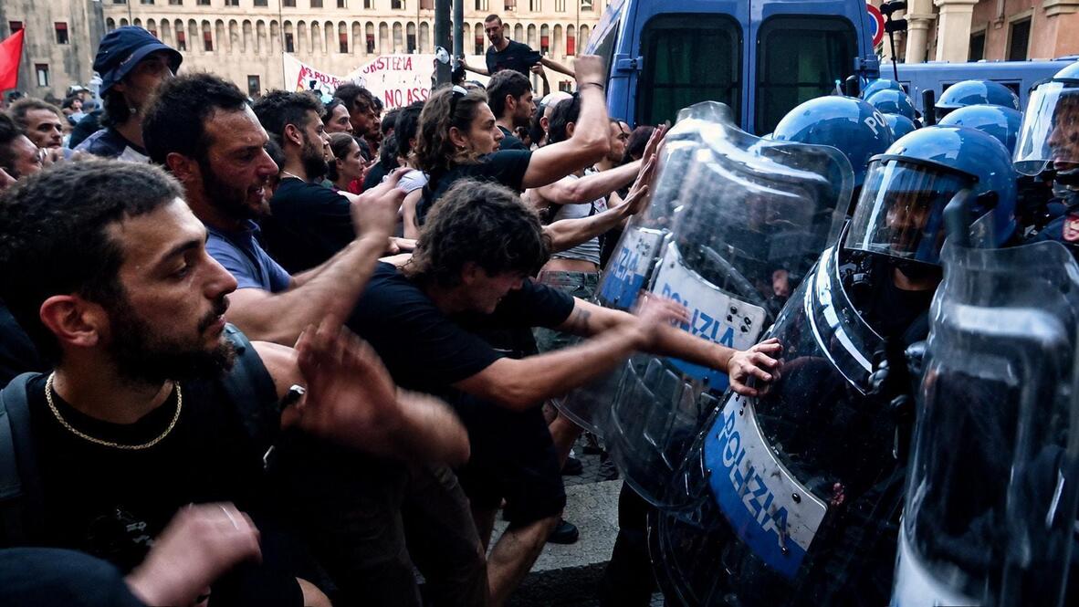 Protest over businessman's death turns violent in