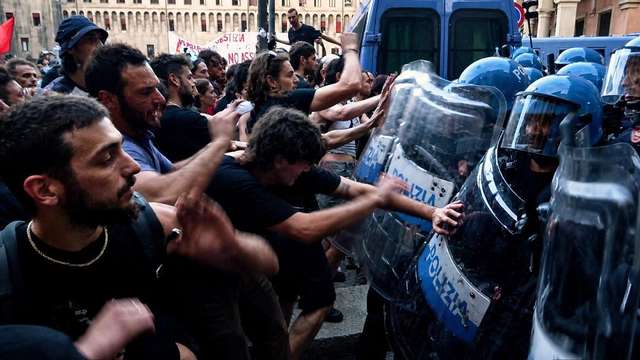 Protest over businessman's death turns violent in