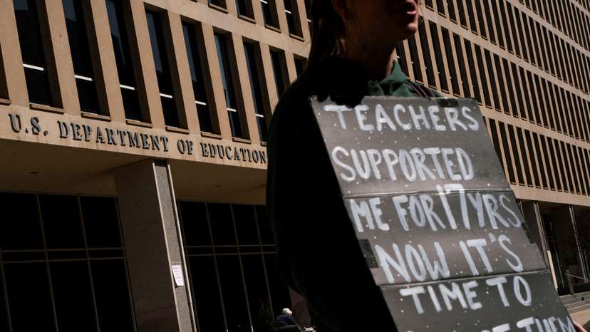 FILE PHOTO: U.S. Department of Education Staff Layoffs
