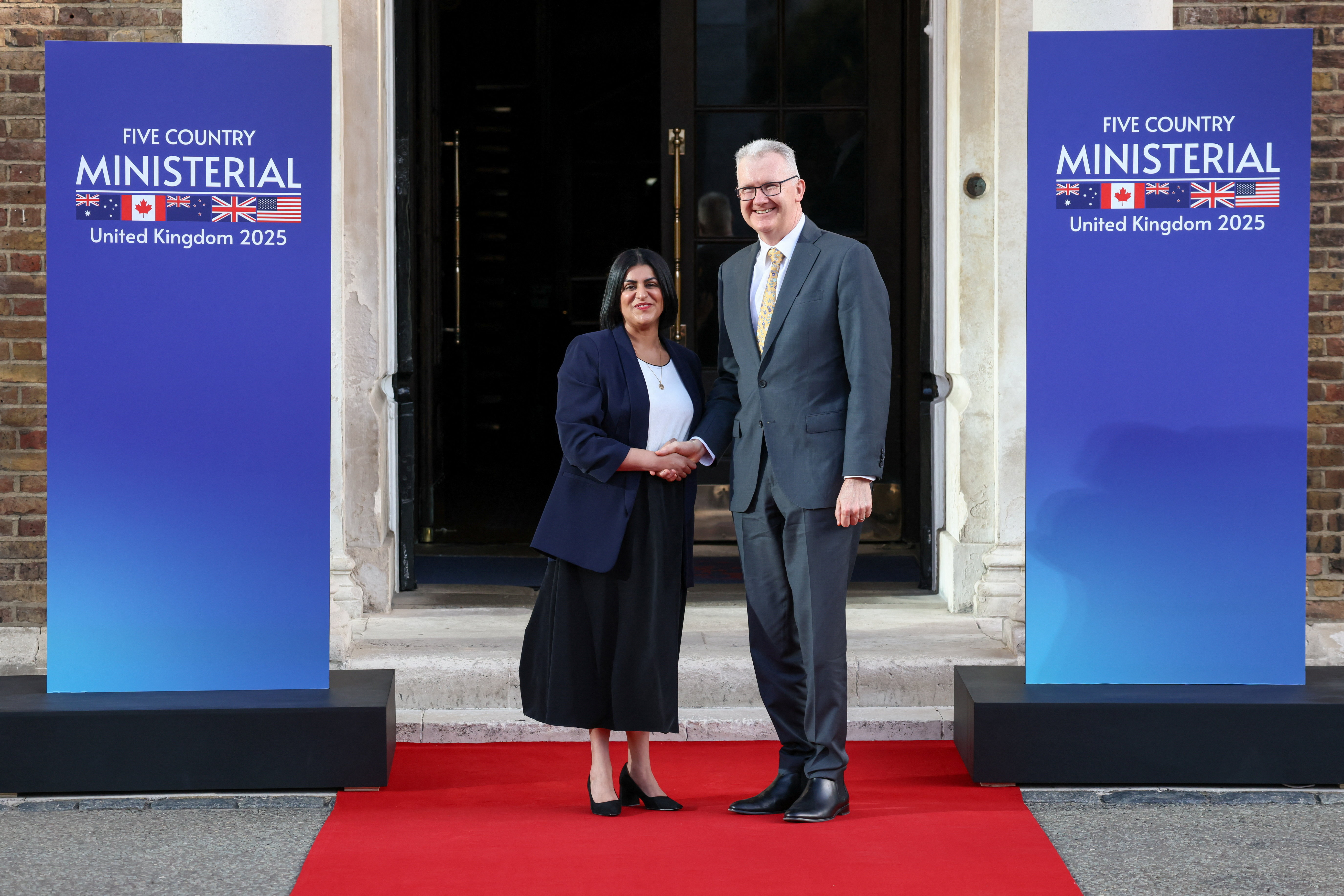 "Five Eyes" security alliance summit, in London