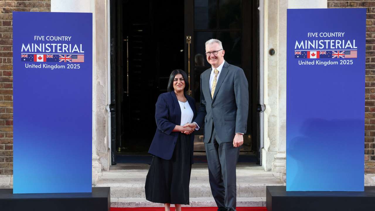 "Five Eyes" security alliance summit, in London