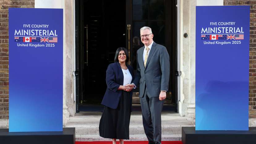 "Five Eyes" security alliance summit, in London