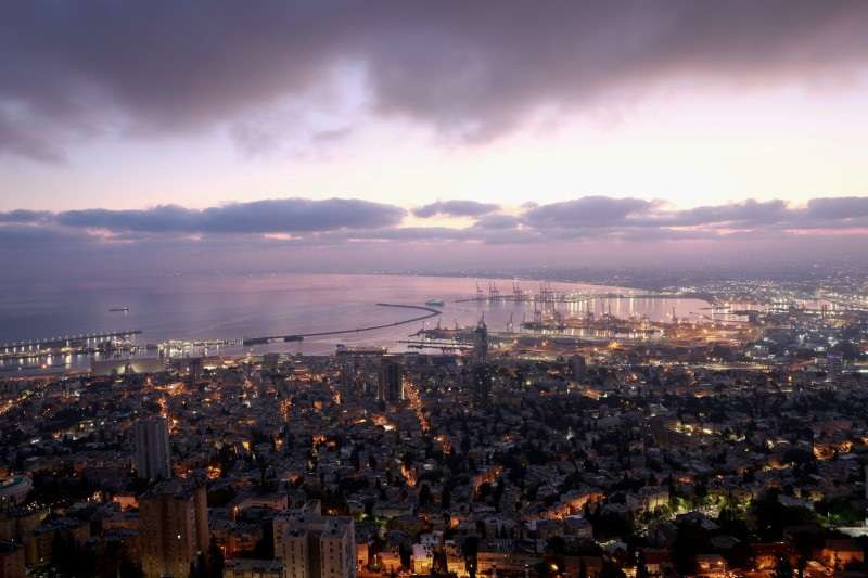Sunrise over Haifa