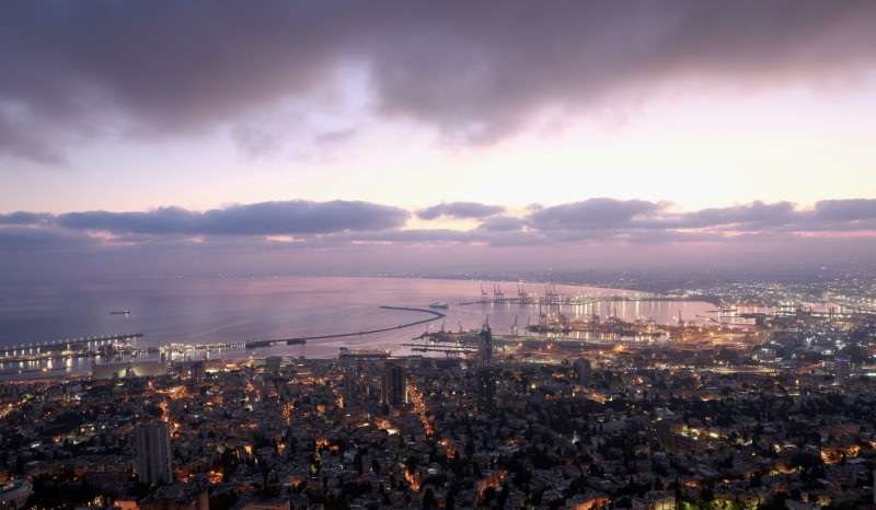 Sunrise over Haifa